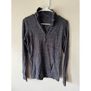 Lululemon Dark Gray Half Zipper Sweatshirt Size 8